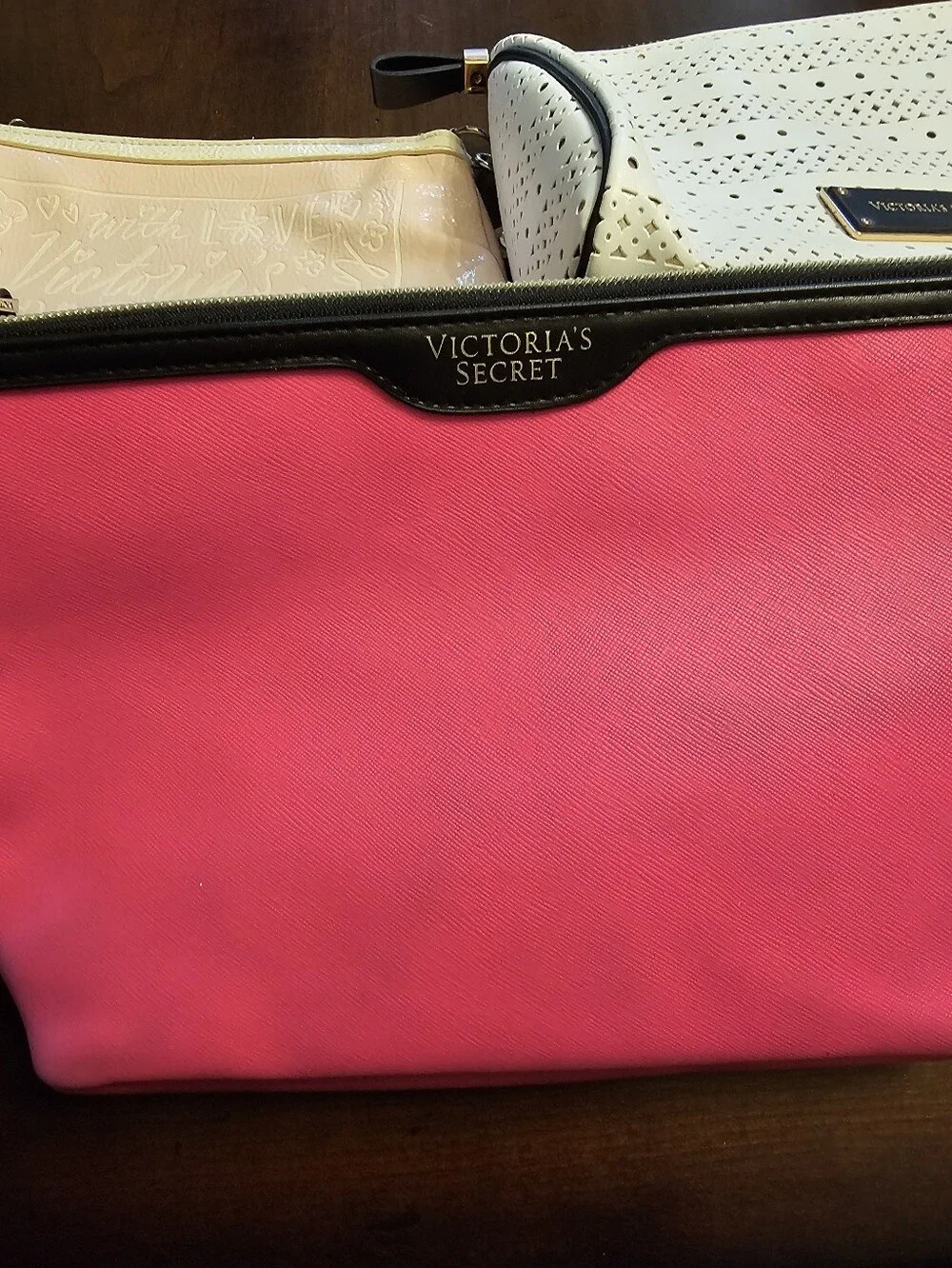 3 Victoria's Secret  Cosmetic Cases